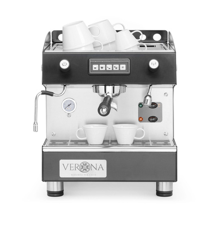 Ekspres do kawy ROMEO, 1-grupowy, automatyczny, czarny HENDI 207642