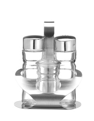 Zestaw do przypraw - 3 elementy: sól, pieprz, wykałaczki HENDI 465325