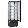 Witryna chłodnicza | cukiernicza | panoramiczna | LED | czarna | 250 l | DC402BB