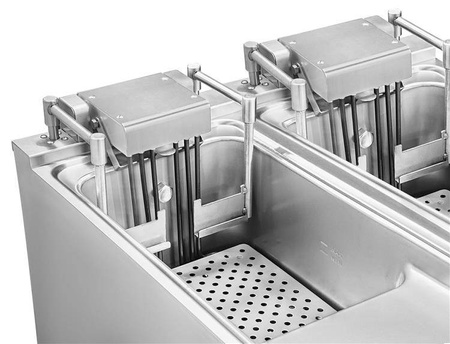 Frytownica automatyczna elektryczna | filtr oleju | ekran dotykowy | 60 kW | 2x 25l | RQ.PLS.ODFE.020
