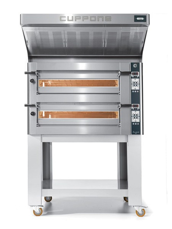 Piec do pizzy elektryczny Cuppone Donatello | dwukomorowy | panel cyfrowy | 6+6x36 | DN635/2 CD
