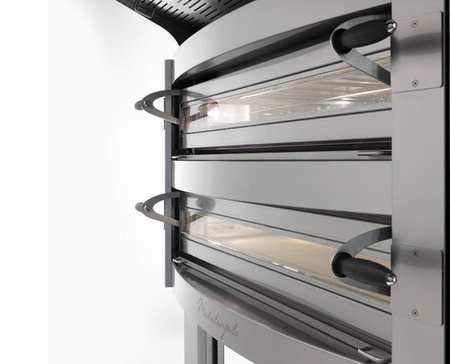 Piec do pizzy elektryczny Cuppone Michelangelo | dwukomorowy | panel cyfrowy | 4+4x36 | ML435/2 CD