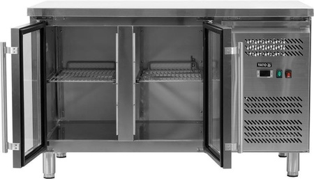 STÓŁ CHŁODNICZY 282L 2 DRZWIOWY PRZESZKLONY | YG-05252