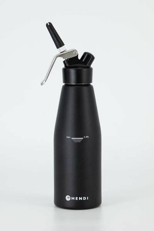 Syfon do bitej śmietany, HENDI, Kitchen Line, 0,95L, czarny, HENDI 588598
