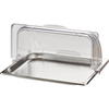 Pokrywa z poliwęglanu, GN1/2, roll top, 336x280x145 mm STALGAST 419006