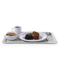 Taca poliestrowa gładka GN 1/1 granit - 530x325 mm HENDI 876619