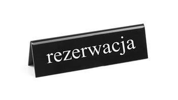 Tabliczka informacyjna, stojąca - Stol zakazan, dwustronna, 130x35x( HENDI 663530
