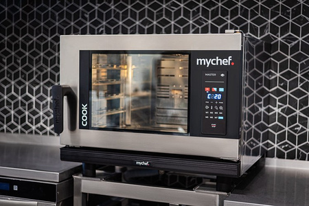 Piec konwekcyjno-parowy elektryczny | automatyczny system myjący | 4xGN1/1 | 6,3 kW | 400 V | Mychef COOK MASTER 041E TSC | System TSC - najwyższa stabilność temperatury