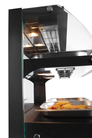 Witryna grzewcza kwarcowa, 2-poziomowa HENDI 233962