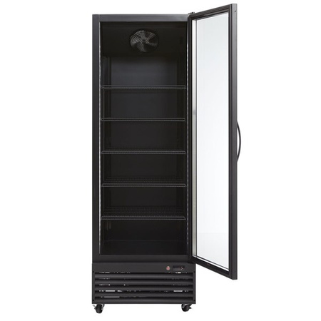 Szafa chłodnicza przeszklona SD726BE | czarna | 498l