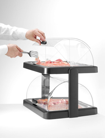 Witrynka chłodząca - podwójna  | HENDI 871812