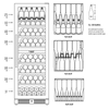 Winiarka | chłodziarka do wina | dwustrefowa | 461 l | na 126 butelek | 595x680x1764 mm | SV124B