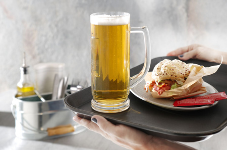 Taca do serwowania, z polipropylenu, antypoślizgowa, prostokątna, G HENDI 878101