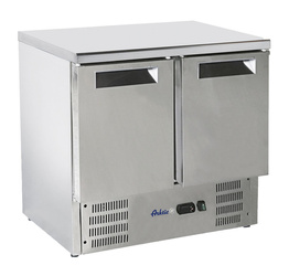 Stół chłodniczy 2-drzwiowy z blatem roboczym i agregatem dolnym HENDI 236130