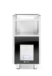 Lodówka na mleko z podgrzewaczem do filiżanek, HENDI, 3,5L, 220-240V/168W, 313x442x(H)613mm  | 209080