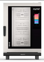 Piec konwekcyjno-parowy elektryczny | piekarniczo-cukierniczy | automatyczny system myjący | 10x600x400 | 18,9 kW | 400 V | Mychef iBake 10E TSC | System TSC - najwyższa stabilność temperatury