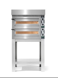Piec do pizzy elektryczny Cuppone Tiziano | dwukomorowy | 4+4x35 | TZ435/2M
