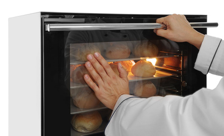 Piec konwekcyjny z nawilżaniem H90S, 4x 438x315 mm HENDI 227077