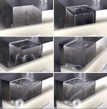 Kostkarka do lodu Hoshizaki KM-40C-HC-W | 43 kg/24h | chłodzona powietrzem | czyszczenie automatyczne | kostka półksiężyc | 38x29x13 mm