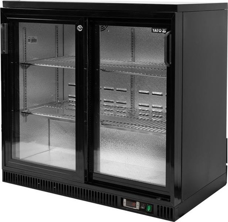 WITRYNA CHŁODNICZA DO BUTELEK 2 DRZWI PRZESUWANE