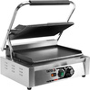 ELEKTRYCZNY GRILL KONTAKTOWY PANINI 1/2 PŁASKI x 1/2 RYFLOWANY 44CM 2,2kW | YG-04559