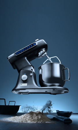 Blackbolt mikser planetarny HENDI, HENDI, 7L, czarny, 220-240V/1500W, 460x310x(H)379mm  | HENDI 221570