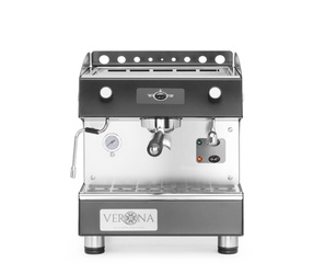 Ekspres do kawy ROMEO easy, 1-grupowy, półautomatyczny, czarny HENDI 207598