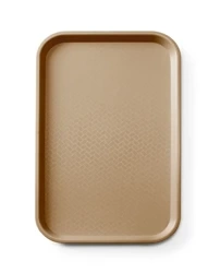 Taca fast food z polipropylenu GN 1/1, AmerBox, GN 1/1, brązowy, 530x325x(H)20mm 878583