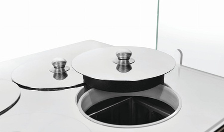 Dystrybutor do lodów | witryna do lodów Pozetti DV 6 | 6+4 tub | 1060x700x1200 mm |