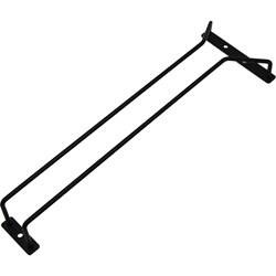 Wieszak na kieliszki, 1-rzędowy, czarny, L 400 mm STALGAST 478011
