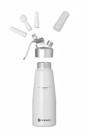 Syfon do bitej śmietany Kitchen Line, aluminiowy, 0,5l HENDI 588369