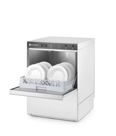 Zmywarka do naczyń 50x50, manualna, z dozownikiem detergentu i p HENDI 230251