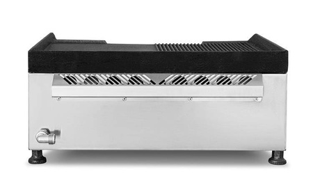 Płyta grillowa gazowa | ryflowano/gładka | 6,4kW | RQG30953