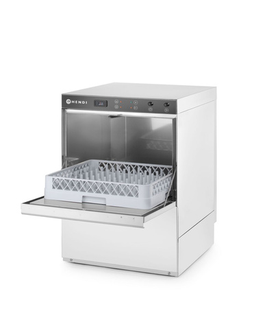 Zmywarka do naczyń 50x50, manualna, z dozownikiem detergentu i p HENDI 230251