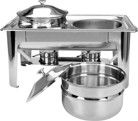 PODGRZEWACZ Z DWOMA KOCIOŁKAMI 2x4,5L | YG-04125