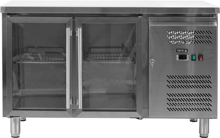 STÓŁ CHŁODNICZY 282L 2 DRZWIOWY PRZESZKLONY | YG-05252