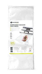 Moletowane workii do pakowania 150x400 mm - zestaw 100 szt 150 x HENDI 297421