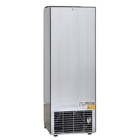 Szafa chłodnicza przeszklona DC240BD | czarna | zaokrąglone rogi | 218l