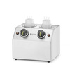 Podgrzewacz do sosów podwójny, HENDI, 1,3L, 220-240V/400W, 270x223x(H)282mm 201725