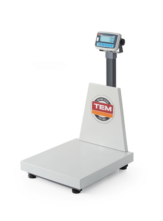 Waga platformowa LCD z wysięgnikiem i z legalizacją, seria EKO+, 300 kg  | HENDI BEK+C050X060300