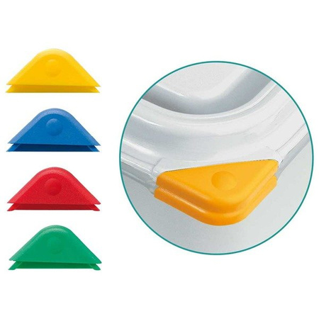 Pojemnik z polipropylenu z pokrywką szczelną, GN 2/3, H 200 mm 165205 STALGAST