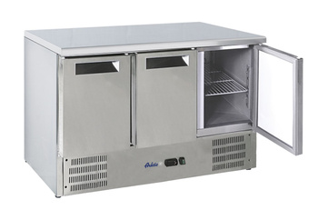 Stół chłodniczy 3-drzwiowy z blatem roboczym i agregatem dolnym HENDI 236147
