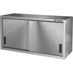 Szafka stalowa wisząca, drzwi suwane, 1000x300x600 mm STALGAST 615603