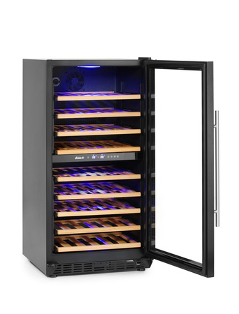 Lodówka do wina 2-strefowa, 72 butelki  | HENDI 237557