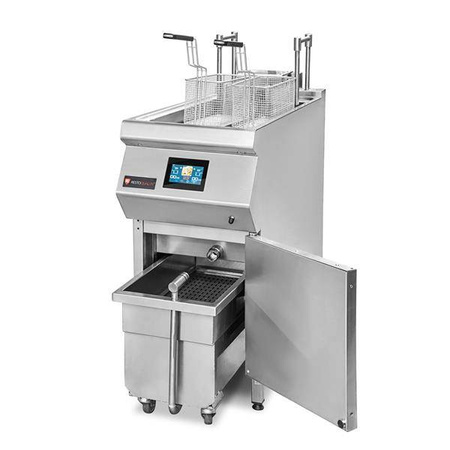 Frytownica automatyczna elektryczna | filtr oleju | ekran dotykowy | 30 kW | 25l | RQ.PLS.ODFE.010