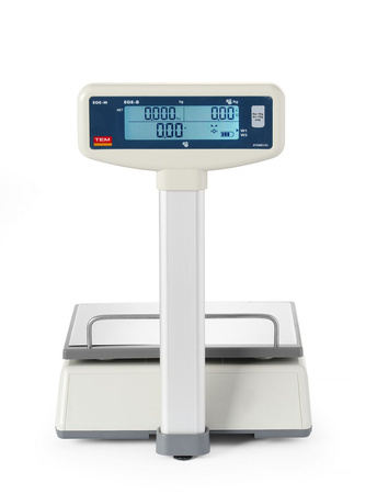 Waga kalkulacyjna LCD z wysięgnikiem i legalizacją, seria EGE, 15 kg  | HENDI TEM015B1D