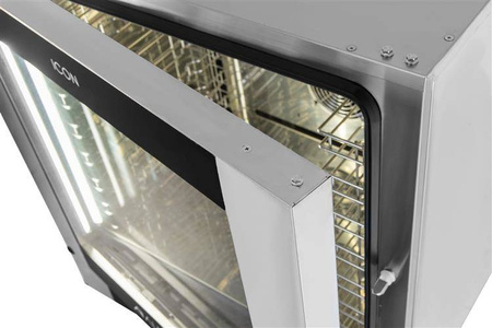 Piec konwekcyjno-parowy gazowy ICGM101E | 10x GN 1/1 | 10x 600x400 | Alphatech by Lainox | sterowanie manualne