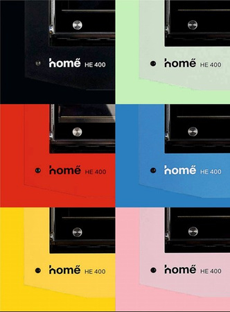 Piec do pizzy elektryczny Cuppone Home HE 400 | jednokomorowy | panel manualny | 400x400 mm | HE400/1 TM/FR czerwony)