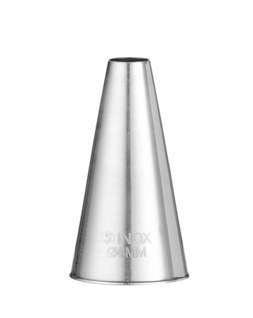 Końcówki do rękawów proste, stalowe - zestaw 7szt HENDI 551615