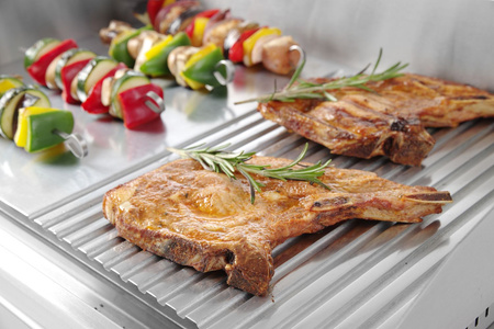 Płyta grillowa gładka/ryflowana HENDI 203156